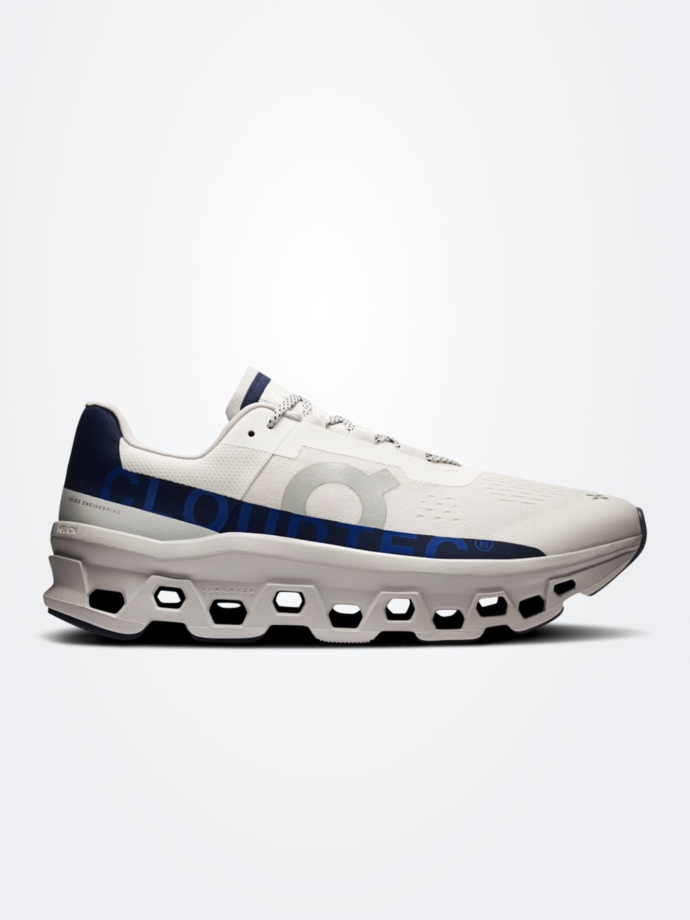 On Running Cloudmonster Ivory | Midnight men size 10 gently used - Picture 2 of 16